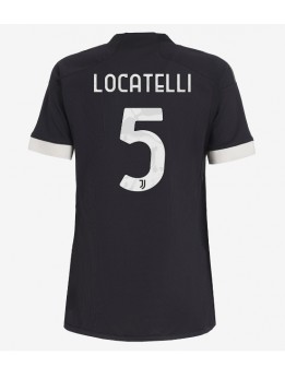 Juventus Manuel Locatelli #5 Ausweichtrikot für Frauen 2023-24 Kurzarm